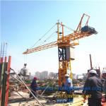 OEM Cheap QT10 Small Inner Tower Crane Inside Buildings 9 meter Load 700kg