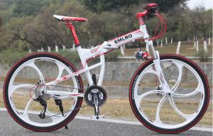 Wholesale Full Suspension Aluminum Folding Mountain Bike from china suppliers