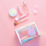 Waterproof Portable Toiletry Travel Holographic TPU Cosmetic Pouch Bag
