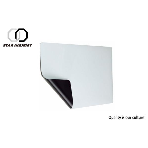 White Color Rubber Magnet , High Strength Magnetic Strips With EN71 Certificate