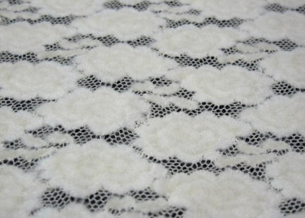 Quality Jacquard Brushed Lace Anti-Static Fabric With 140cm Width SGS CY-LQ0041 for sale
