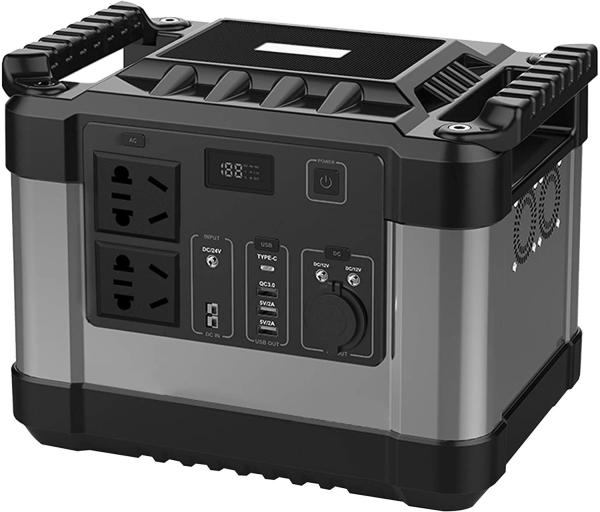 300000mAh Lithium Battery Portable Power Station 1000 Watt Solar Generator