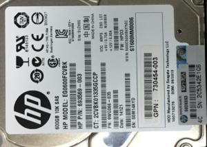 Wholesale C8S58A MSA HP Hard Disk 600GB 6G SAS 2.5 730702-001 Long Service Life from china suppliers