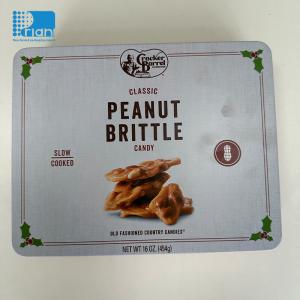 Wholesale Embossed Gift Tin Cans Empty Biscuit Tin Packaging With CMYK / Pantone Printing from china suppliers