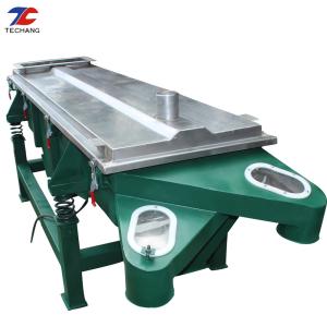 Wholesale Grain Stainless Steel Linear Vibrating Screen 2 Vibration Motor Driving Force from china suppliers