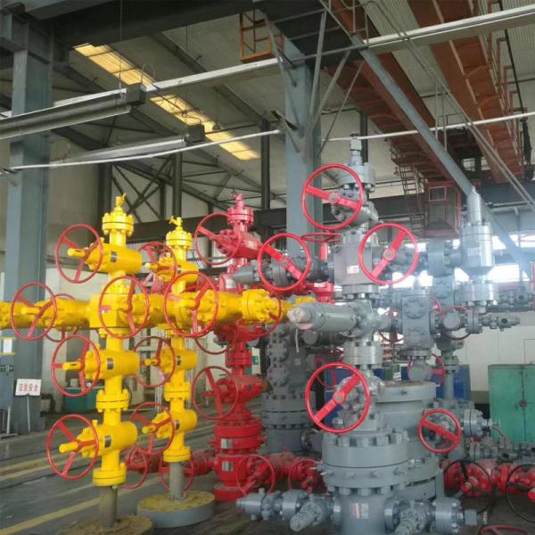 Carbon Steel Oil Drilling API Wellhead And Christmas Tree Equipment With Tubing
