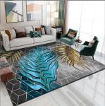 North European Feather Crystal Velvet Floor Carpets For Sofa Bedroom And Living