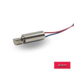 4mm 1.5v 3v Mini Vibration Motor , Coreless Vibration Motor For Sports Watch