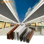 Suspended Aluminium / Aluminum False Ceiling, Building Commercial Decorating