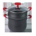 Glass Cover Spray Paint Pressure Cook Pot With Butterfly Handle