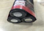 Al / Cu stranded conductor XLPE insulation SWA/STA MV power cable