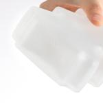 Customize Sealing Type 500ml Crystal White Glass Bottle for Christmas Tree