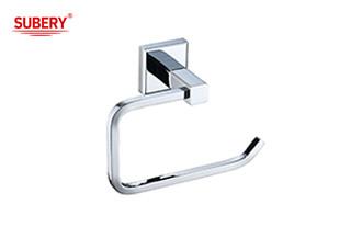 Brass single toilet roll paper holder bathroom high quality chrome color OEM