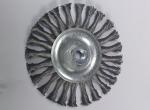 Long Lasting 6 Inch Twist Knot Wire Wheel Brush for High Impact Cleaning