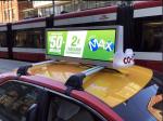 SMD1921 5000nit Taxi Roof LED Panel 4mm Pitch 1000*360mm