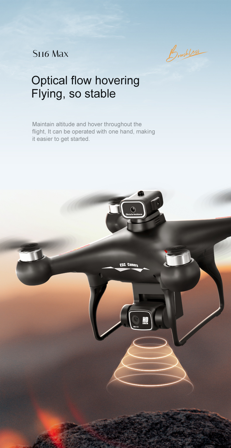 S116 Drone 4k Profesional Gps Drones With Camera Hd 8k Cameras Rc Helicopter 5g Wifi Fpv Drones Quadcopter Toys
