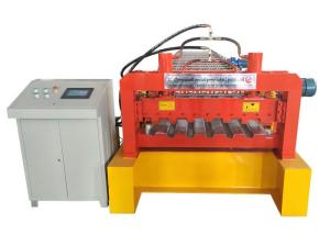 Wholesale Galvanized Steel Deck Forming Machine , Floor Tiles Manufacturing Machines Chain Size 2 Inch from china suppliers