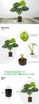 Fake Plants 16" Faux Plants Artificial Potted Plants Indoor for Home Office