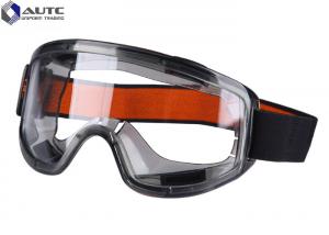 China Clear Lab Safety Goggles Full Protection Spectacles Large Transparent View Window on sale