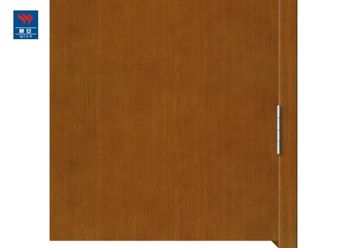 Emergency Exit Glass Fire Rated Double Leaf Wooden Door
