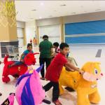 Hansel amusement park battery operated kids motorized plush animal