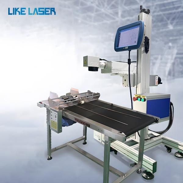 Air Cooling System High Speed Fiber Laser 20W 50W Laser Marking Machine for