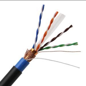 Wholesale 305M PVC 4P Twisted Pair SFTP Cat6 Shielded Ethernet Cable , SFTP Cat6 PVC Cable from china suppliers