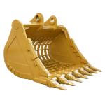 Heavy Duty Excavator Skeleton Bucket Yellow/Black Q355B NM400/450/500 Hardox450