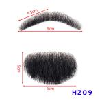 Real Hair Realistic Fake Beard and Moustache for Men Cosplay Invisible Mustache