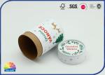 Cylinder Brown Kraft Core Eco Tube Packaging 4c Print Matte OEM