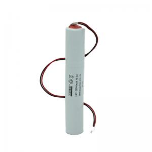 Wholesale 2500mAh Emergency Light Ni Cd Battery Pack 3.6V White PVC Color from china suppliers