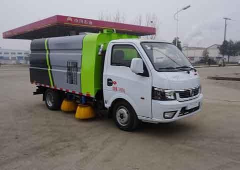 Small Tonnage Road Vacuum Cleaner Truck Cleaning Urban Roads And Parks With
