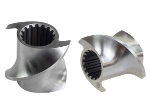 Wholesale SKD11 Wear resistance DIN Standard Twin Screw Extruder Machine Segments Screw Elements from china suppliers