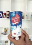 3D Lenticular Printed Label Cup , Promotional Plastic Cup Iml In Mould Labeling