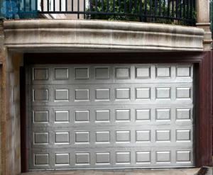 Wholesale Easy Installation 4cm Silver Color Insulated Sectional Doors from china suppliers