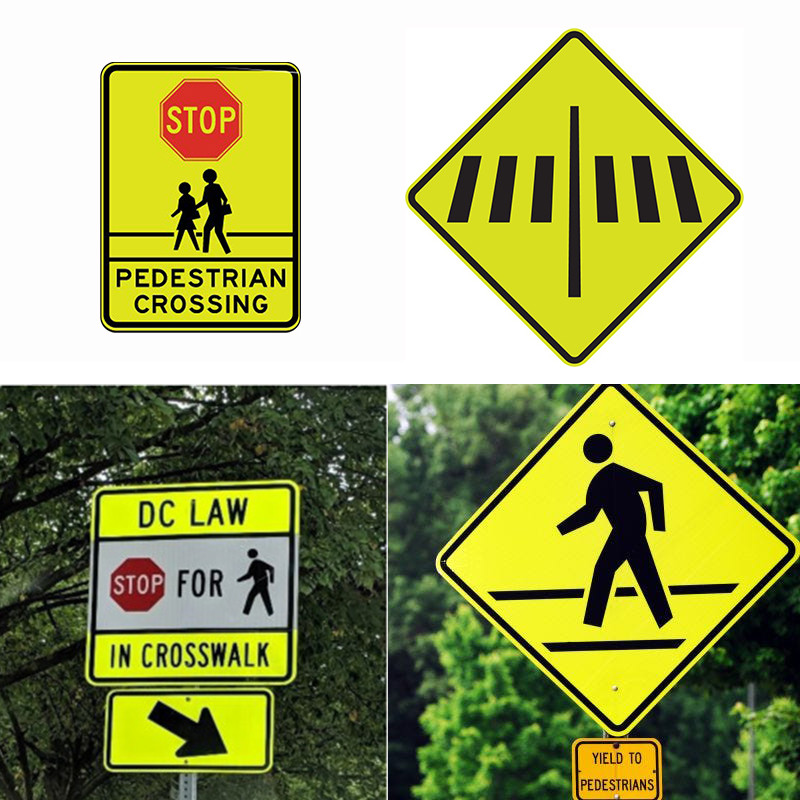 Customized Reflective Traffic Signs Roadway Signs For Pedestrians School Bus