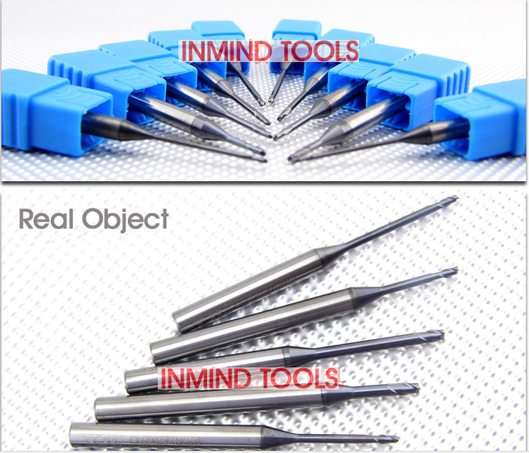 3.0 mm Carbide Cutting Tools Corner Radius Long Neck 0.5 - 0.6 um Ultra Fine Grain Size
