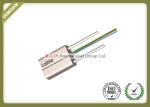 Indoor FTTH Fiber Optic Cable / FTTH Drop Cable With FRP Strength Member