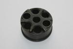 Wide groove sintered metal parts piston assemble PTFE bands for car shock