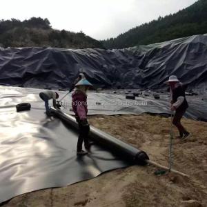 Wholesale HDPE Geomembrane Onsite Inspection After-sale Service for Fish Farms and Pond Lining from china suppliers