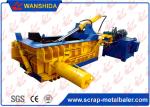 Aluminum Cans Scrap Baler Machine Hydraulic Metal Baler With Turn Out Dischargin