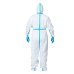 ISO 13688 EN14126 PPE White Protective Coverall Suit 185cm