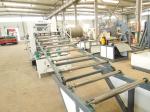 Three Roller Calender Plastic Sheet / Board Extrusion Line Heat & Cold