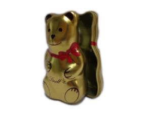 Wholesale Customized Chocolate Tin Box , Bear Shape Food Grade Candy Tin Box Lightweight from china suppliers