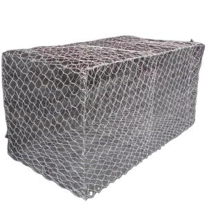 Wholesale Sliver Hexagonal Hole Galvanized Gabion Boxes for Woven Stone Filled Basket at Good from china suppliers