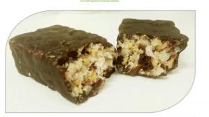 China Healthy Protein Energy Bars , No Pigment Chocolate Protein Bars Sweet Flavor on sale