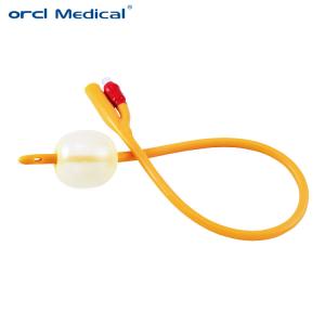 Wholesale ORCL Silicone Coated Latex Foley Catheter 10cc Balloon Disposable from china suppliers