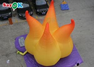 Wholesale Event Decoration 5m Inflatable Flame Model With LED Light from china suppliers