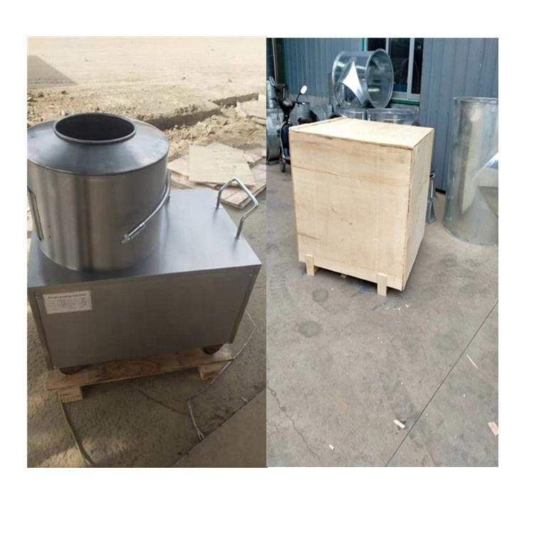 Stainless Steel Cassava Sweet Potato Carrot Ginger Turmeric Washing Peeling Machine