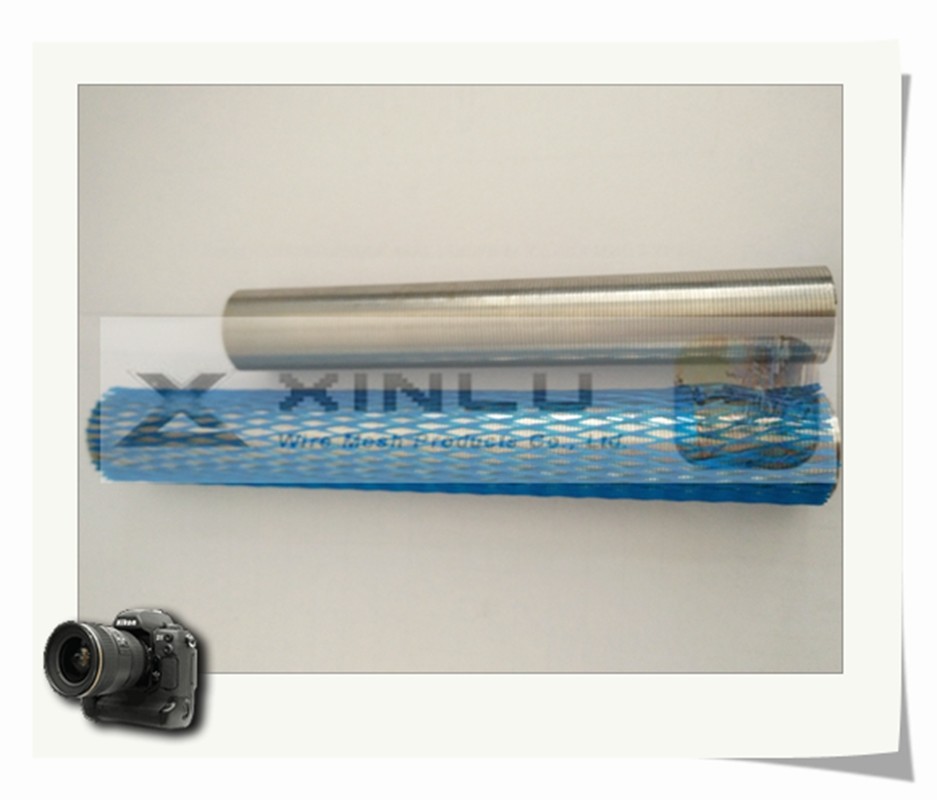 Precision V Wire Screen Pipe 25 - 300mm Non magnetic Stainless Steel Welded Tube